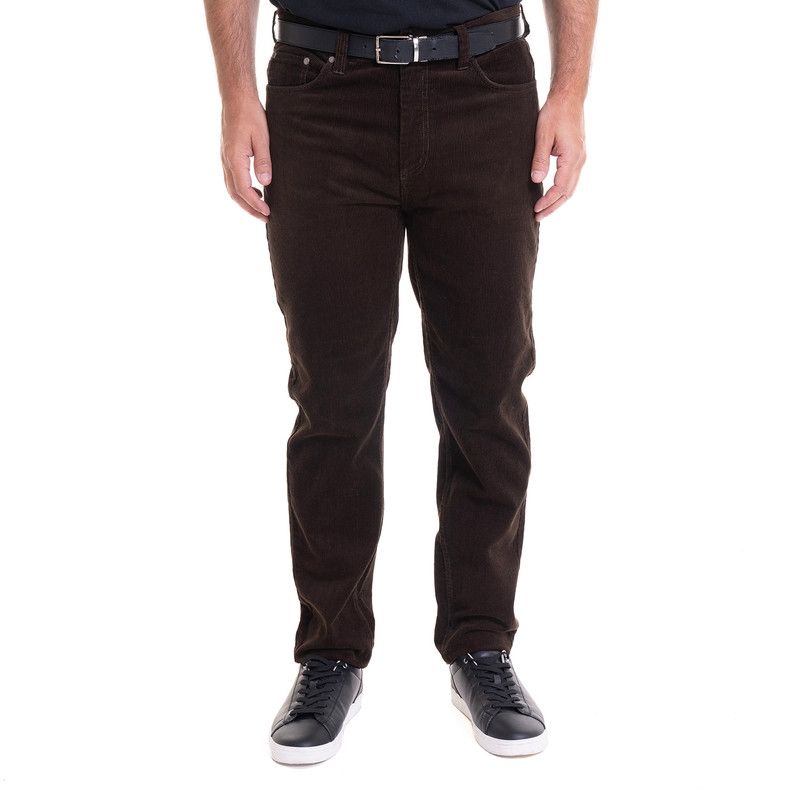 KOTTING - Pantalón Cotelé Café Oscuro KOTTING