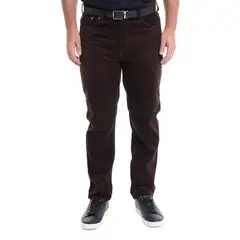 KOTTING - Pantalón Cotelé Café Oscuro
