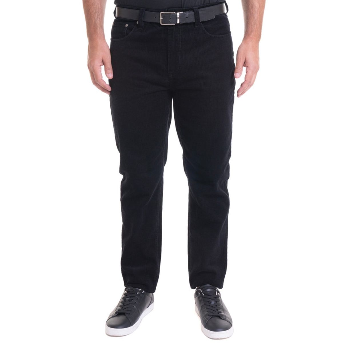 KOTTING - Pantalón Cotelé Negro KOTTING