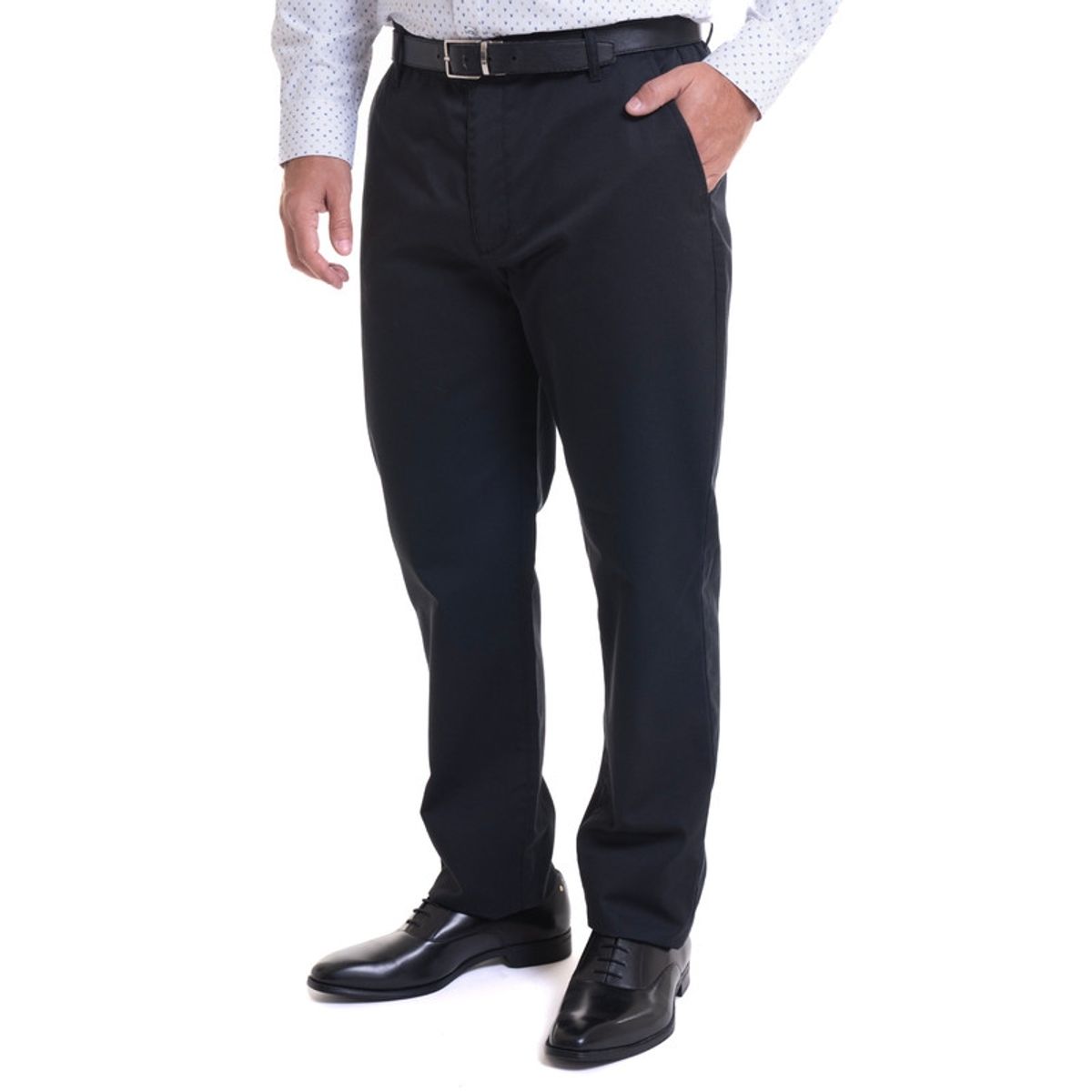 KOTTING - Pantalón Frente Plano Negro KOTTING