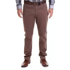 KOTTING - Pantalón 5 Bolsillos Spandex Café