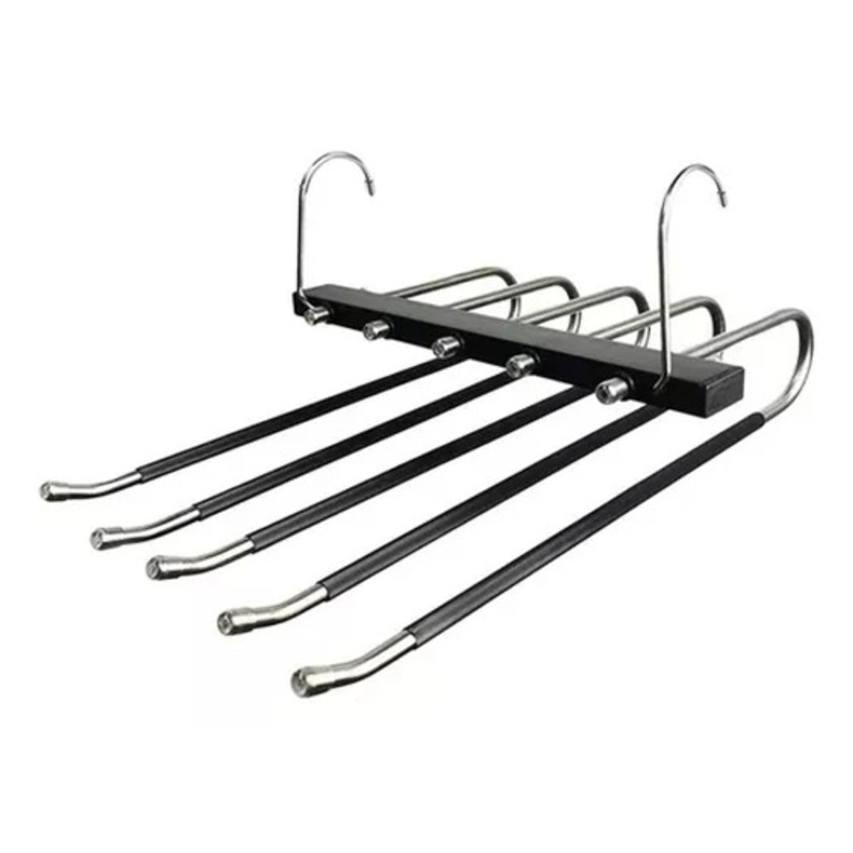 GENERICO - Colgador De Pantalones Ropa Ganchos 5 En 1 Antideslizante