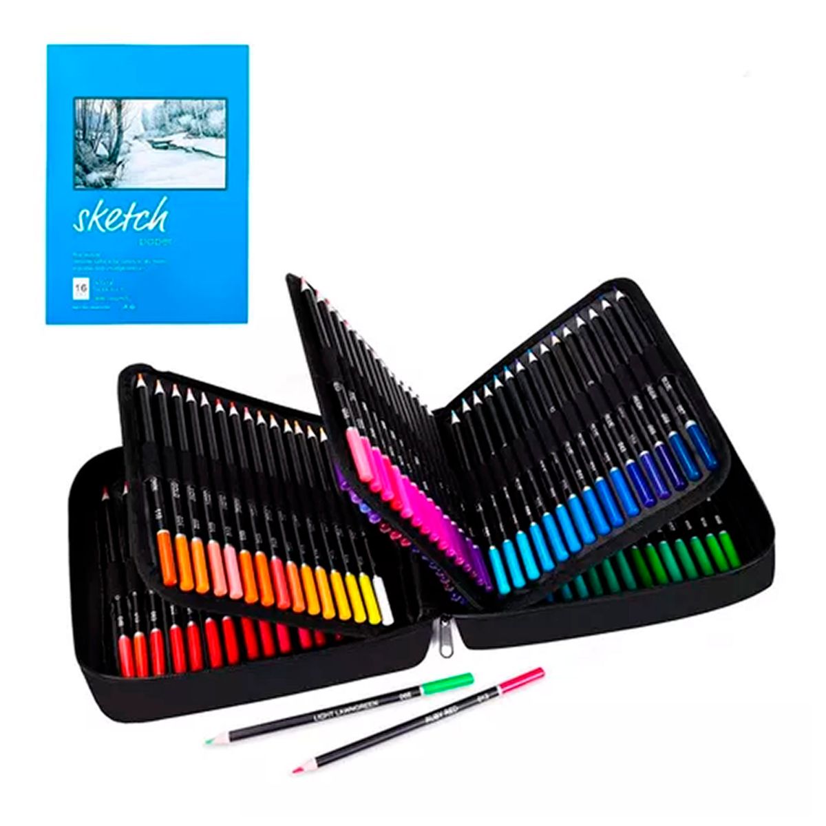 ESHOPANGIE - Set 120 Lapices De Colores Arte Profesional Sketch Estuche