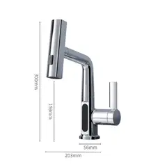 GENERICO - Grifería Led Monomando Fregadero Llave Mezcladora Cocina 360