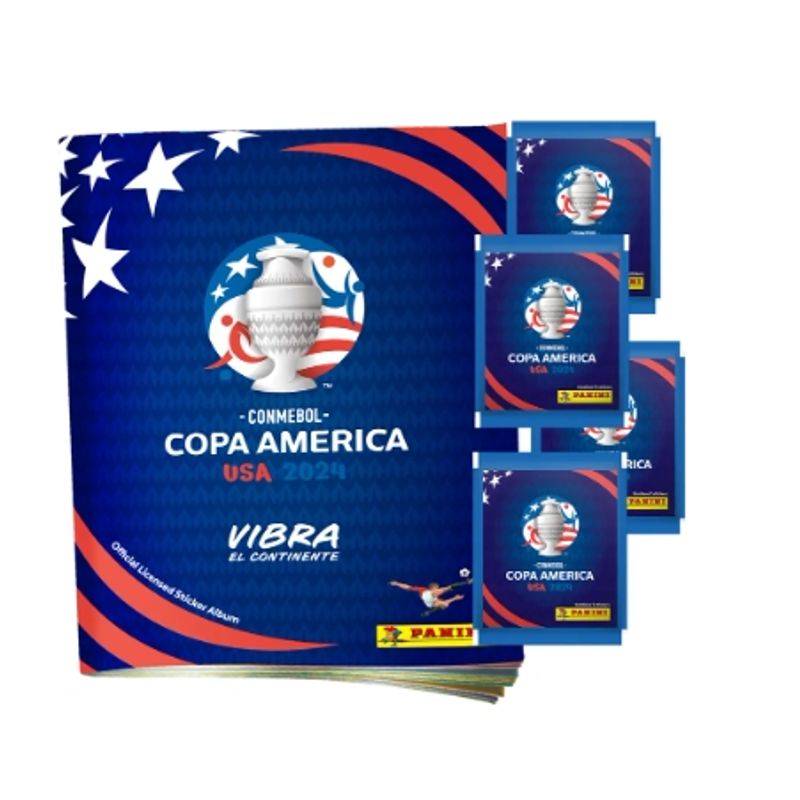 PANINI CHILE - Album tapa blanda Copa America 2024 + 25 sobres