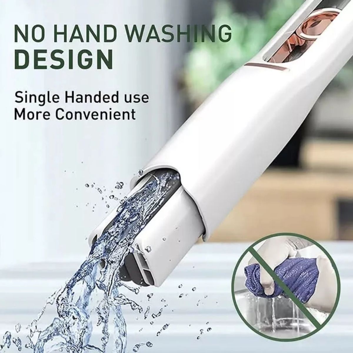 GENERICO - Mini Mopa Trapeador Auto Exprimible Portátil Hogar Plegable