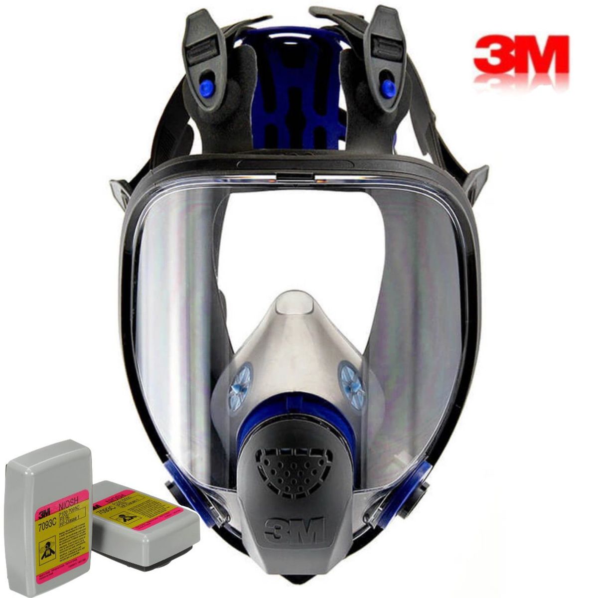 3M - Full face 3M FF-403 mas filtros 7093c