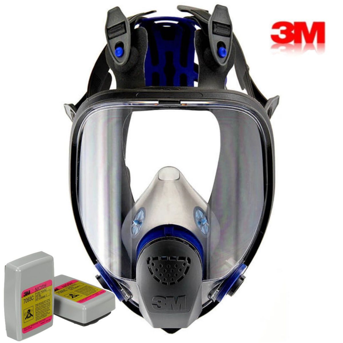 3M - Full face 3M FF-403 mas filtros 7093c