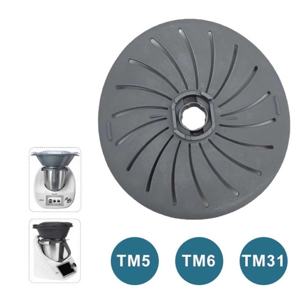 GENERICO - Cubrecuchillas Para Thermomix Tm5 Tm6 Tm31 Osojimix Repuesto