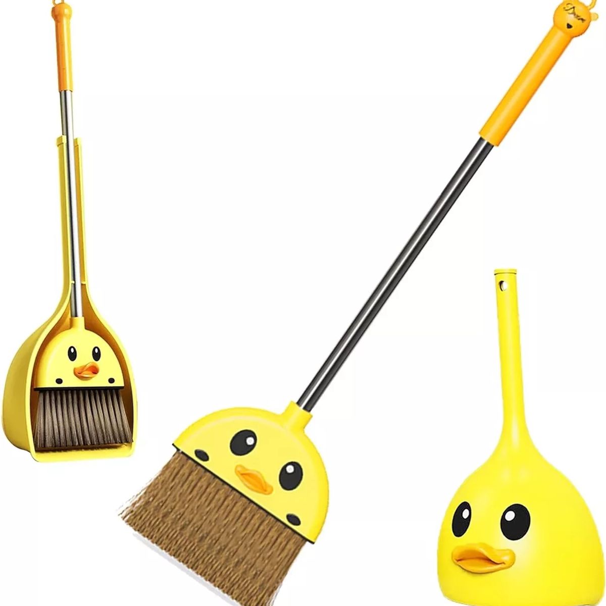 KUANGYE - Escoba De Juguete Set De Limpieza Para Niños Didáctico