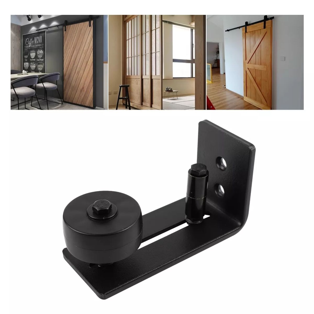 KUANGYE - 8 En 1 Para Puerta Corredera, Guía De Suelo Para Puerta