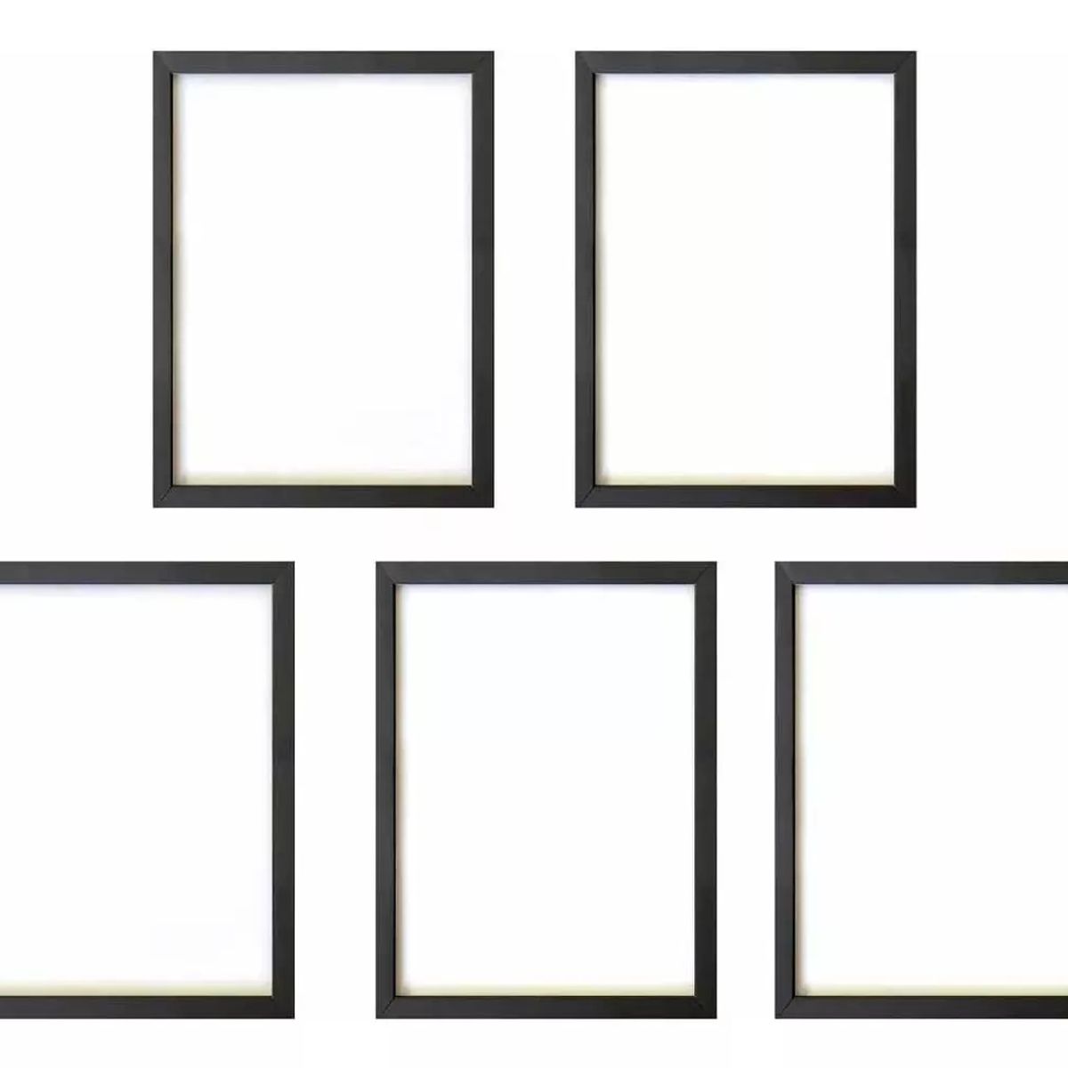 KUANGYE - 5 Piezas Cuadros Decorativos Portarretratos Marco De Fotos