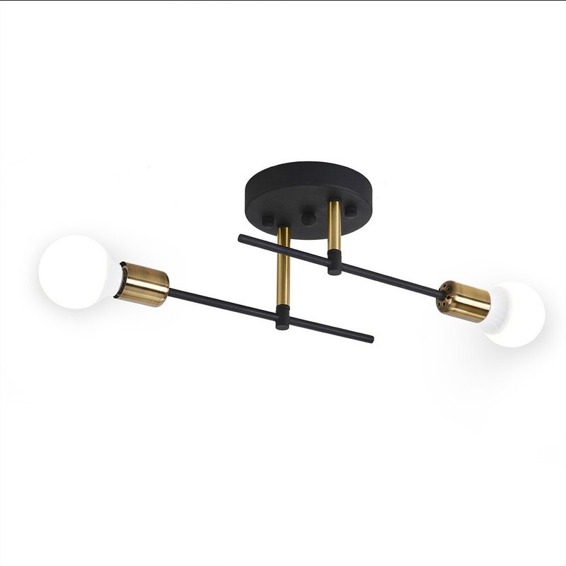 ANENG - Lámpara De Techo Colgante Iluminación  Con 2 Focos