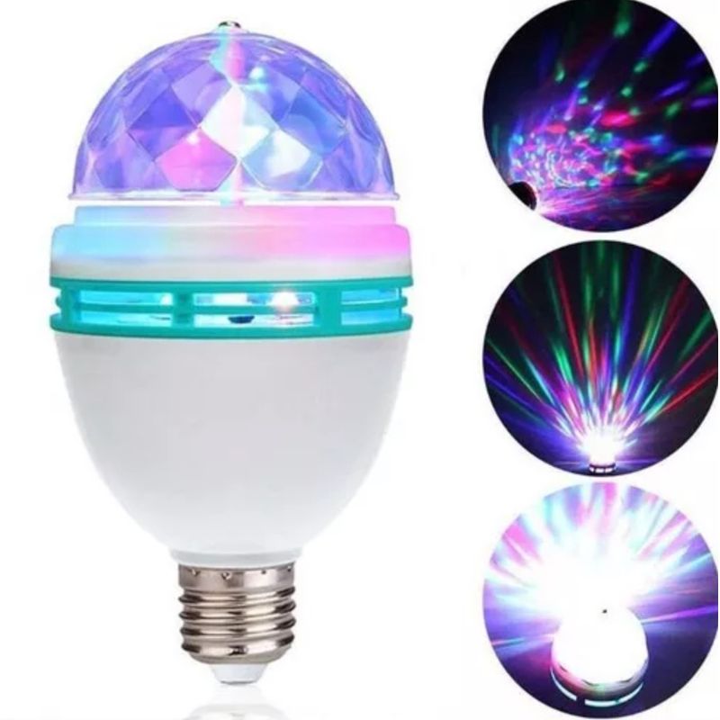 GENERICO - Lámpara Ampolleta Mágica Led E27 Colores