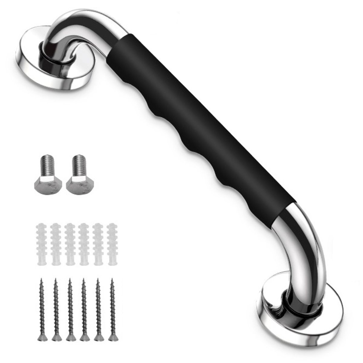 ZG STORE - Barra Seguridad Baño Mango 40cm Acero Inoxidable Antideslizante