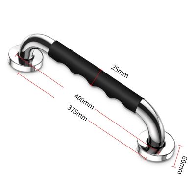 Imagen 2 del producto Barra Seguridad Baño Mango 40cm Acero Inoxidable Antideslizante