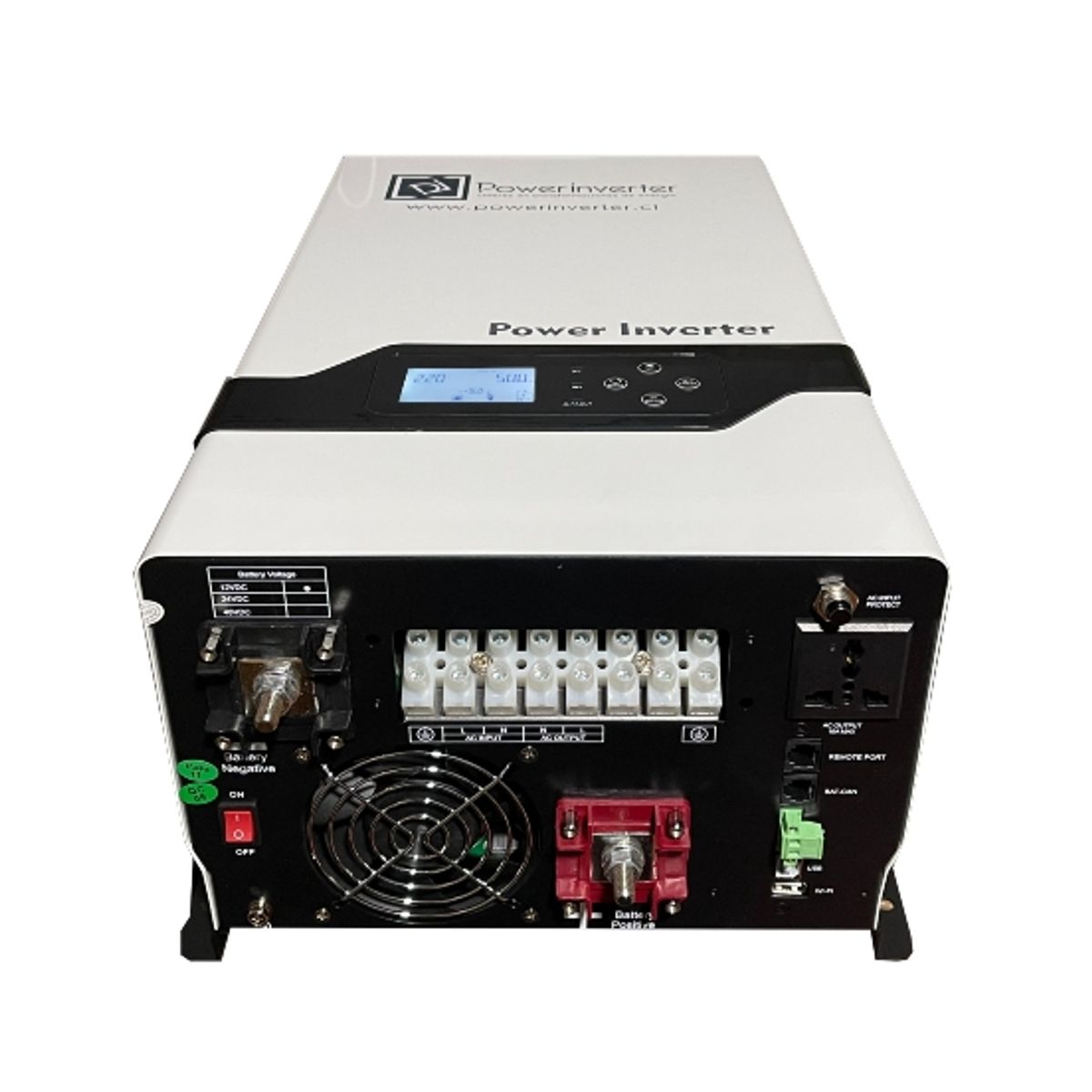 GENERICO - INVERSOR DE VOLTAJE 12VDC220VAC 3000W - CARGADOR UPS