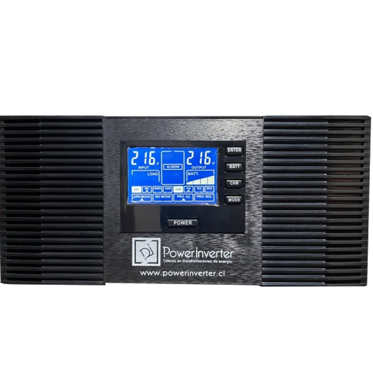 GENERICO - INVERSOR DE VOLTAJE 12VDC220VAC1000W - CARGADOR UPS