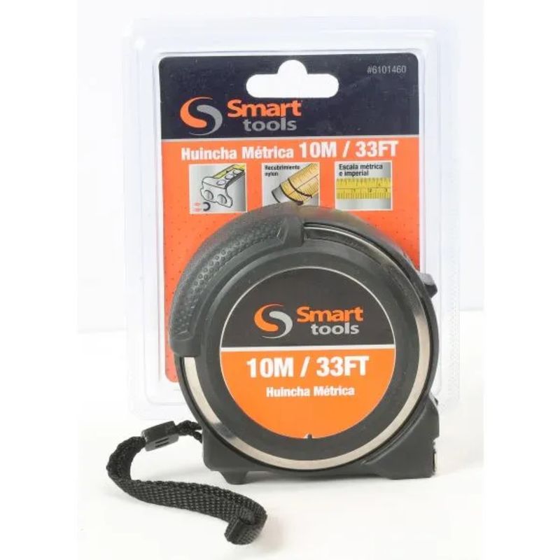 SMART - Huincha de Medir 10m x25mm Acero Inox Smart Tools 6101460