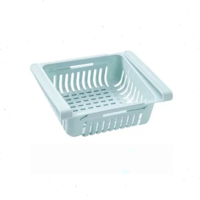 GENERICO - Organizador Retráctil ParaNevera Con Cajón Extraíble Cocina Color Agua