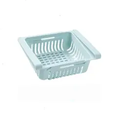 GENERICO - Organizador Retráctil ParaNevera Con Cajón Extraíble Cocina Color Agua