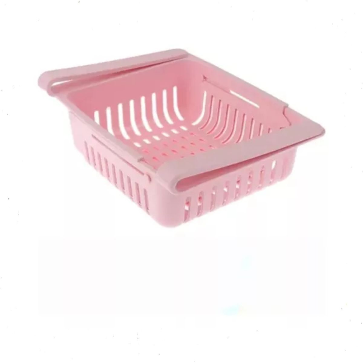 GENERICO - Organizador Retráctil Para Nevera Con Cajón Extraíble Cocina Rosa