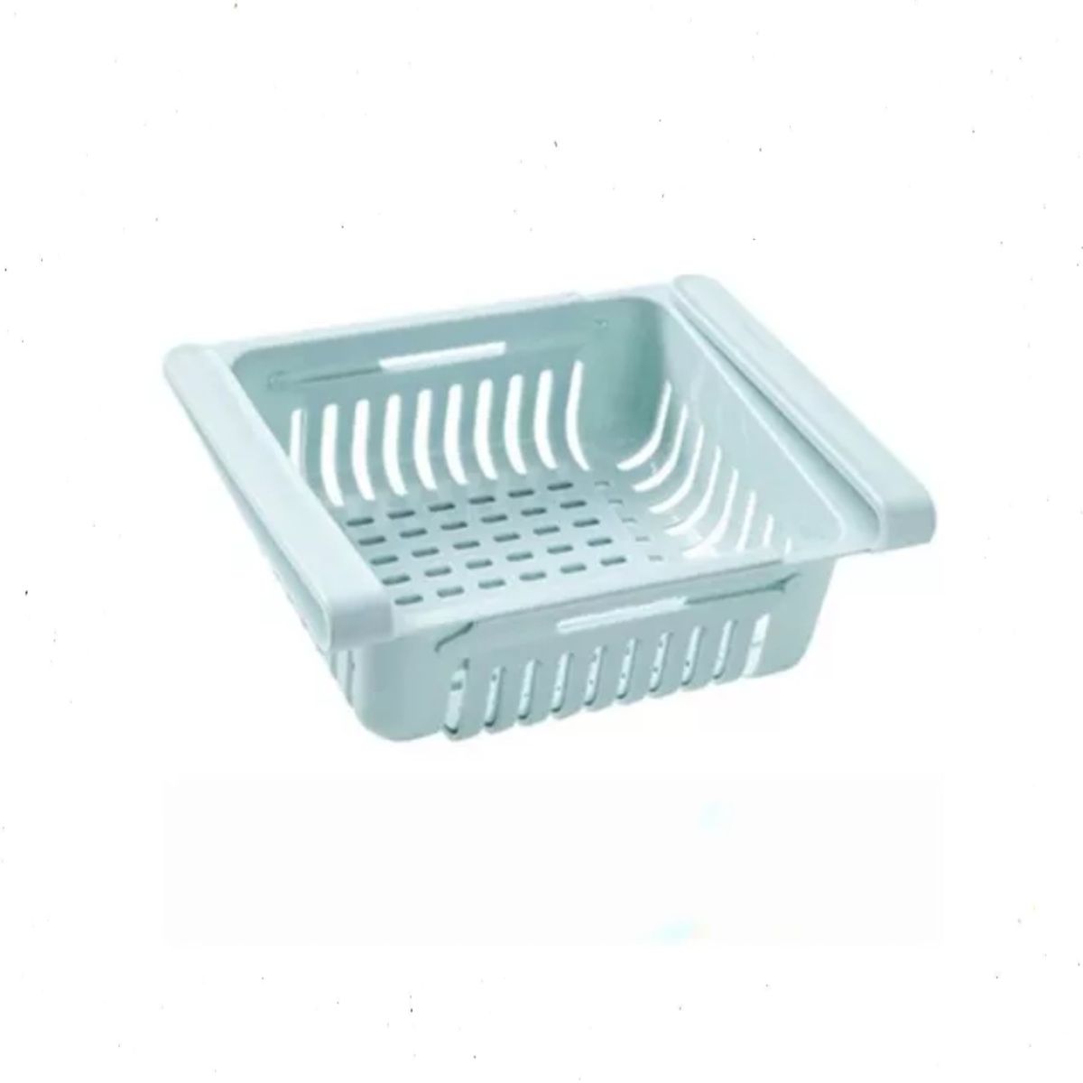 GENERICO - Organizador Retráctil Para Nevera Con Cajón Extraíble Cocina Beige