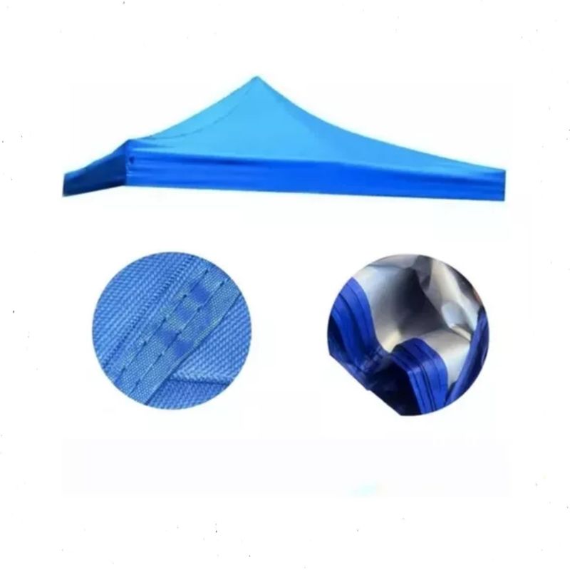 GENERICO - Carpa Lona Repuesto Toldo 3x3 Impermeable Filtro Uv Azul