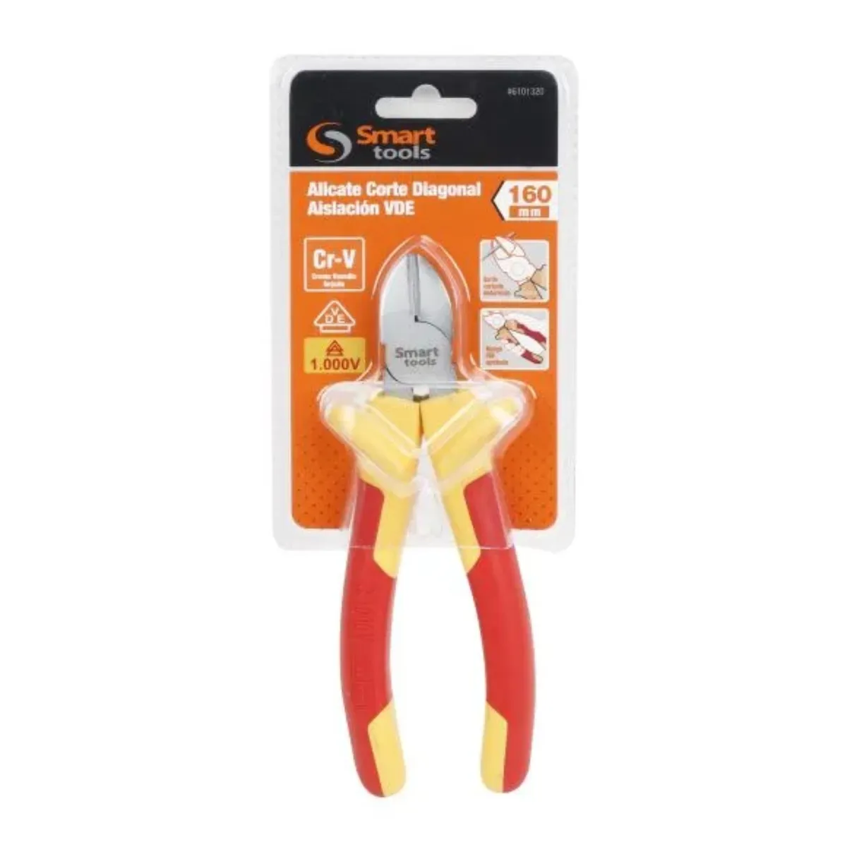 SMART TOOLS - Alicate de Corte Diagonal 6´´ Aislado 1000V Smart Tools 6101320