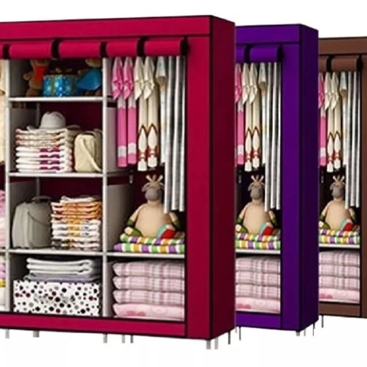 GENERICO - Practico Armario Closet Ropero Armable Grande