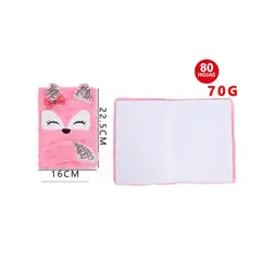 GENERICO - Libreta Forma Zorrito Rosa 16225cm