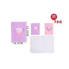 GENERICO - Libreta Diseño Corazón 165225cm