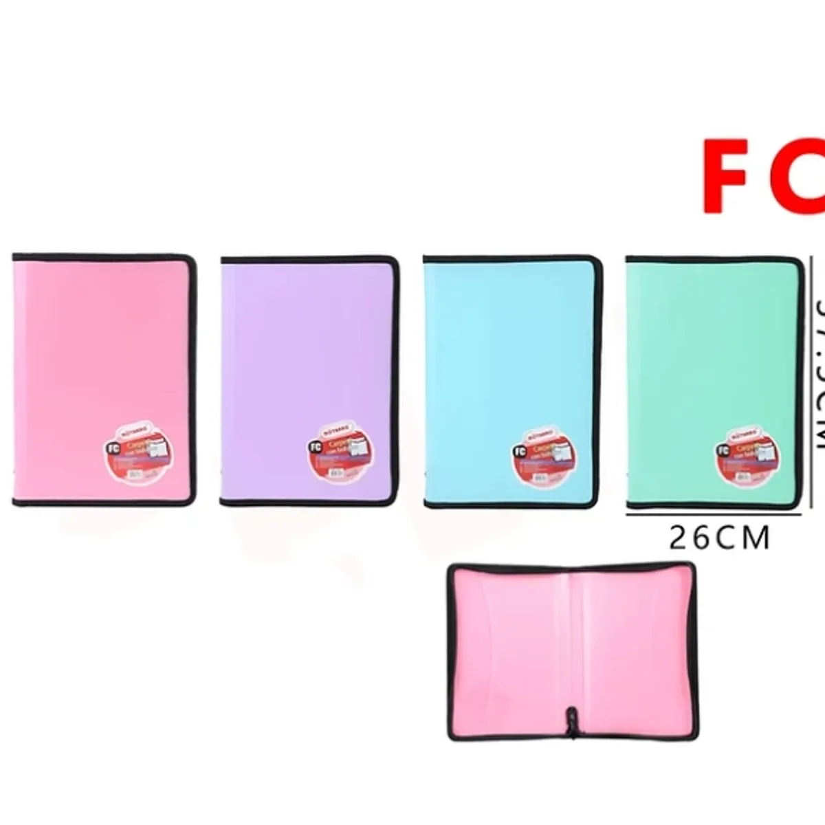 GENERICO - Carpeta Con Cierre 37526cm