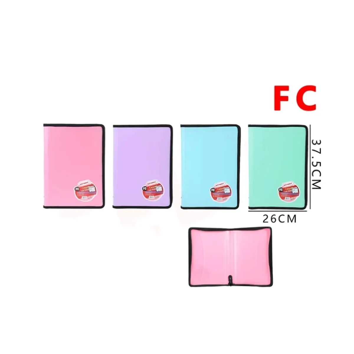 GENERICO - Carpeta Con Cierre 37526cm