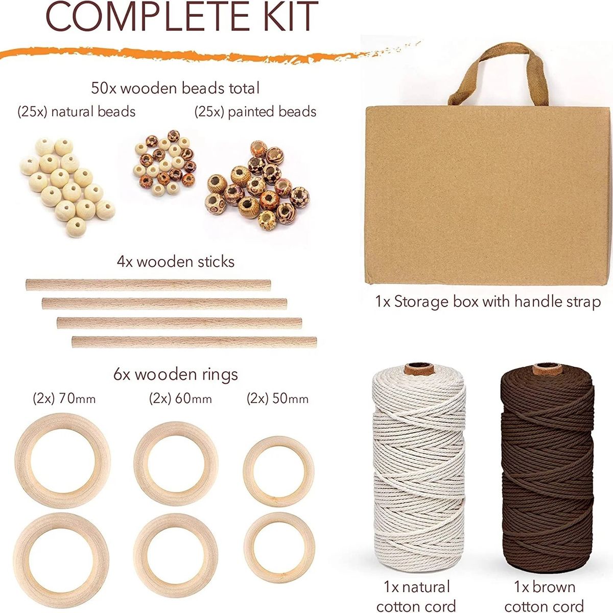 GENERICO - Kit de Macramé Completo