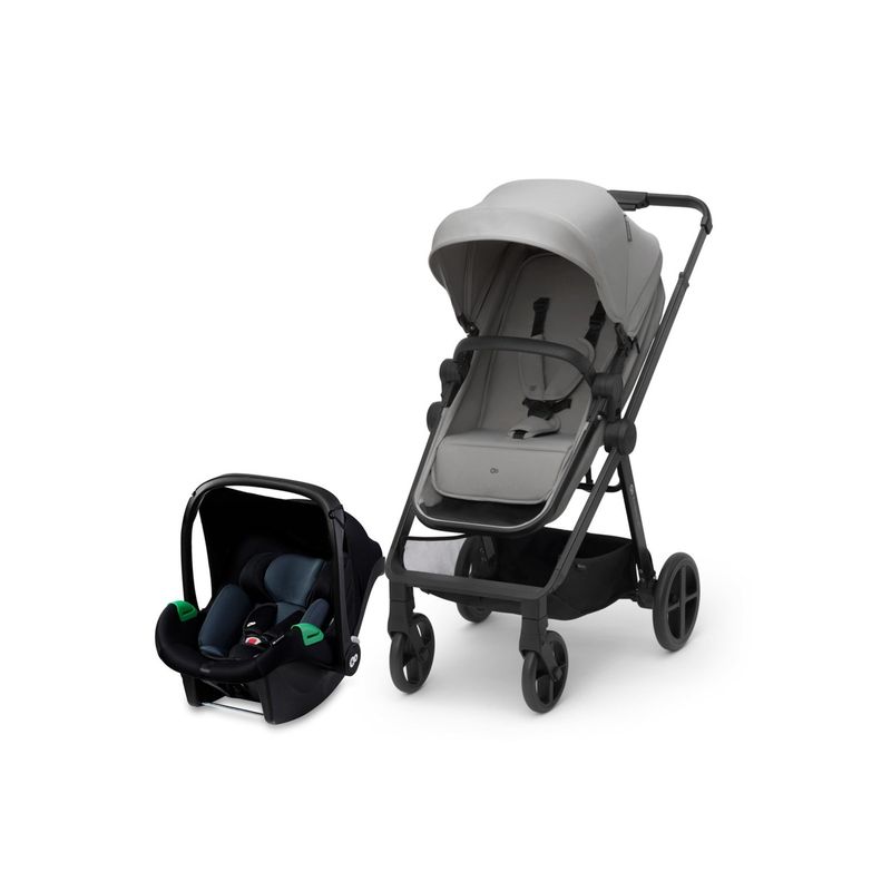 KINDERKRAFT - Coche Travel System Newly 3en1 Gris KINDERKRAFT