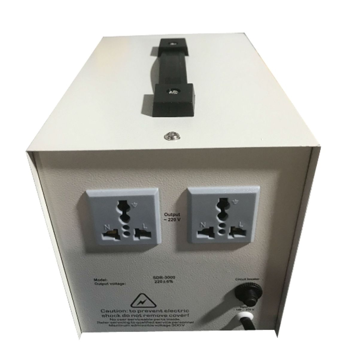 GENERICO - REGULADOR ESTABILIZADOR AUTOMÁTICO 2000W 220VAC-AVR-RELÉ