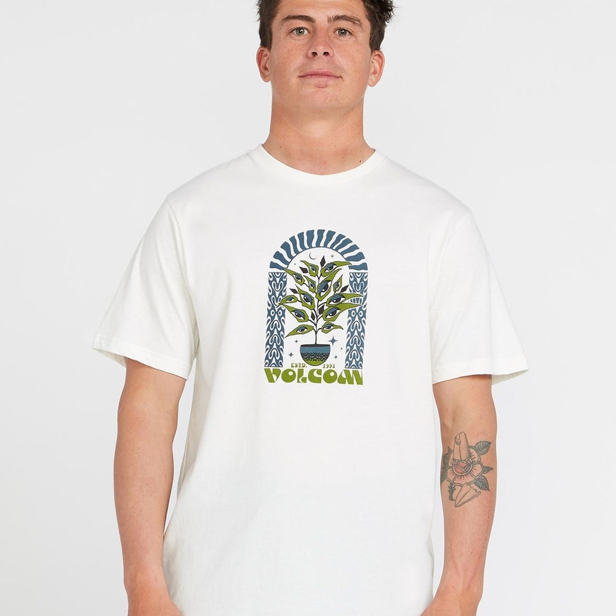 VOLCOM - Polera Delights Blanco Hombre Volcom