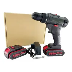 GENERICO - Taladro Atornillador Inalámbrico 2 Baterias 220v 50/60hz