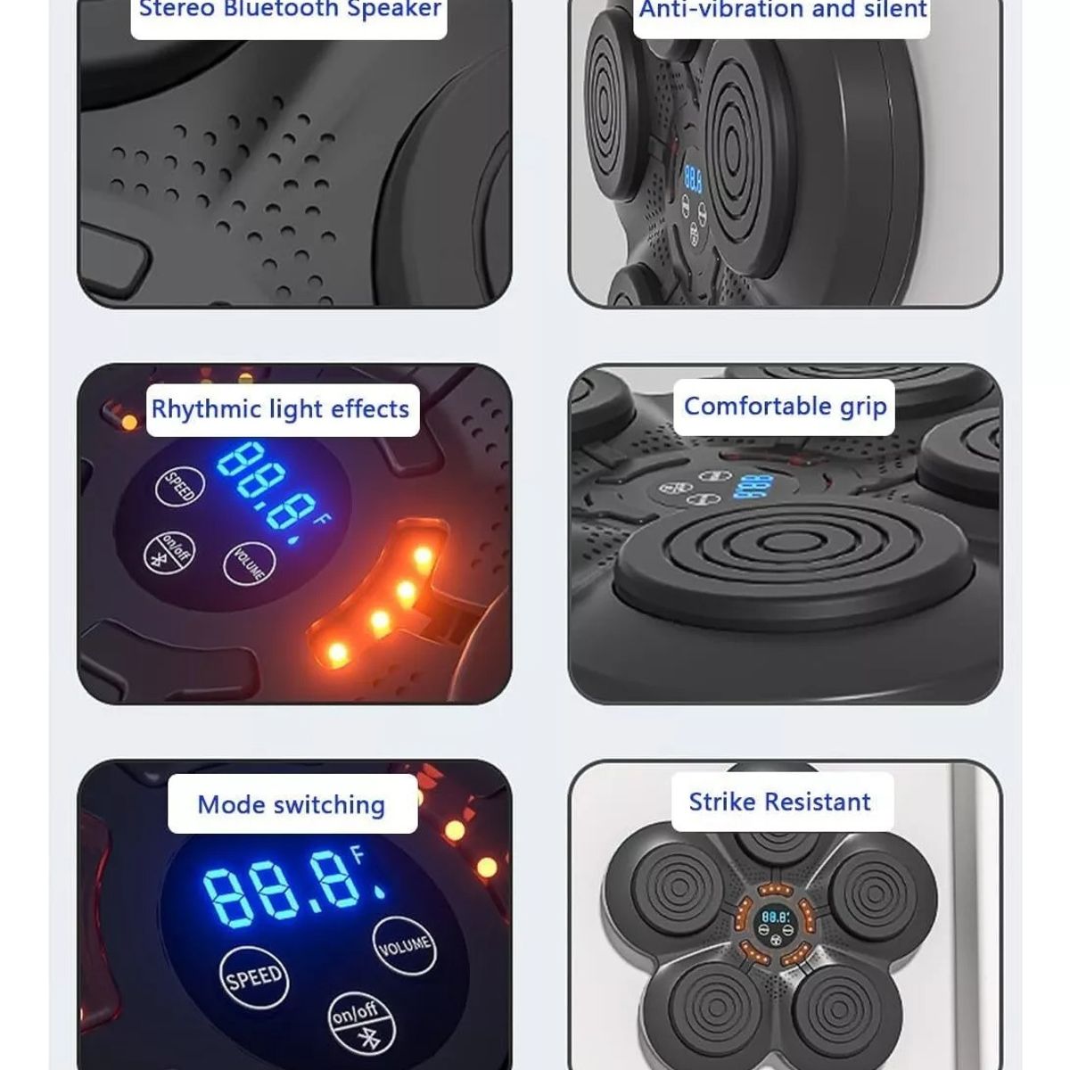 TNAKIEX - Máquina De Boxeo De Música Inteligente Objetivo De Pared