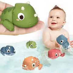 EVERSO - Juguetes De Baño Para Bebés Regalos Dinosaurio 6 Piezas