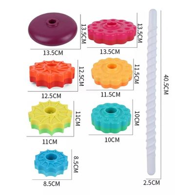 Imagen 2 del producto Spin Again Torre Giratoria Encaje Rainbow Juguete Apilar