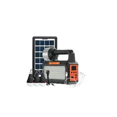 GENERICO - Kit De Energía Solar Multiusos Ampolletas+linterna+usb+radio EP-0118B