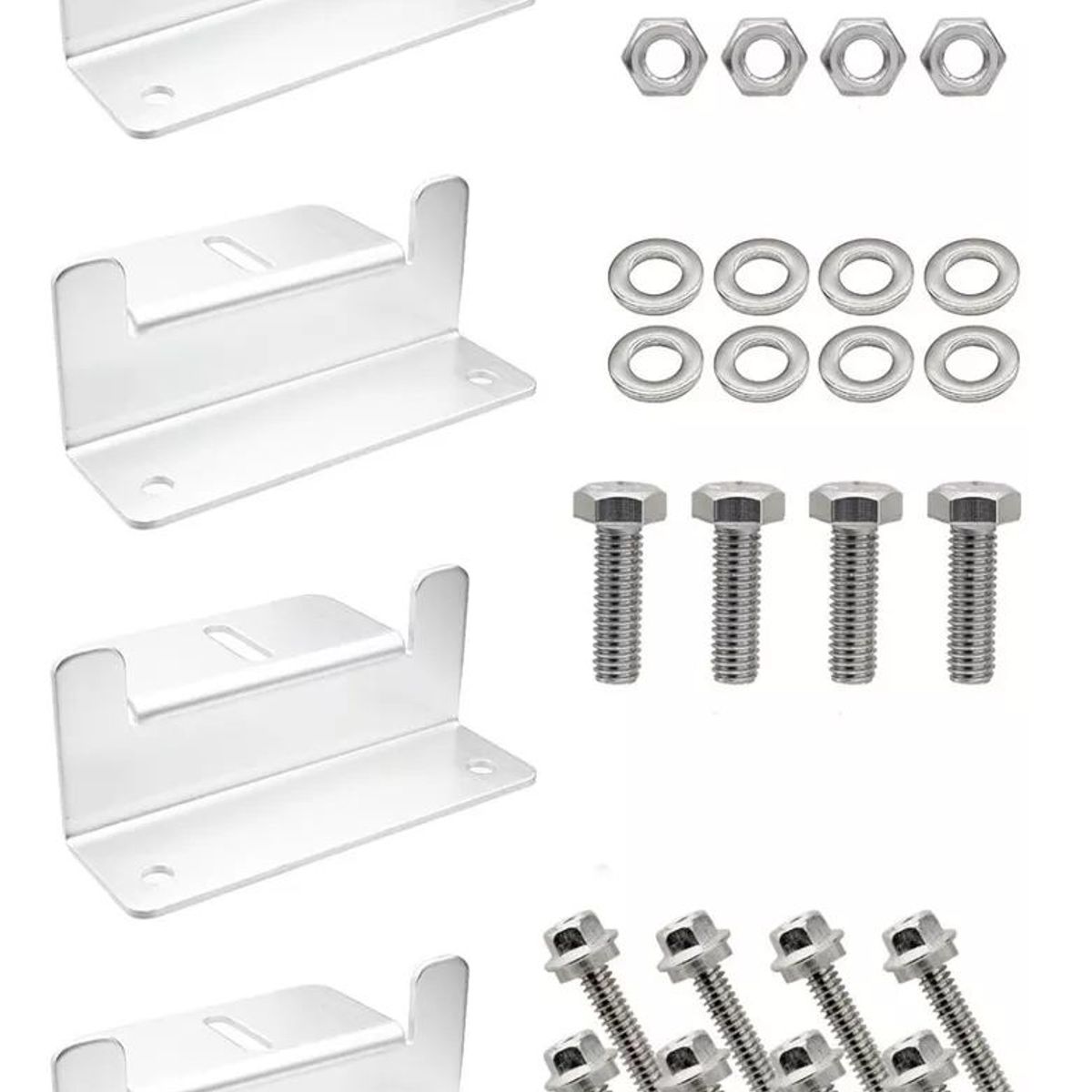 KUANGYE - Kit Fijación De Montaje Panel Solar 4 Piezas