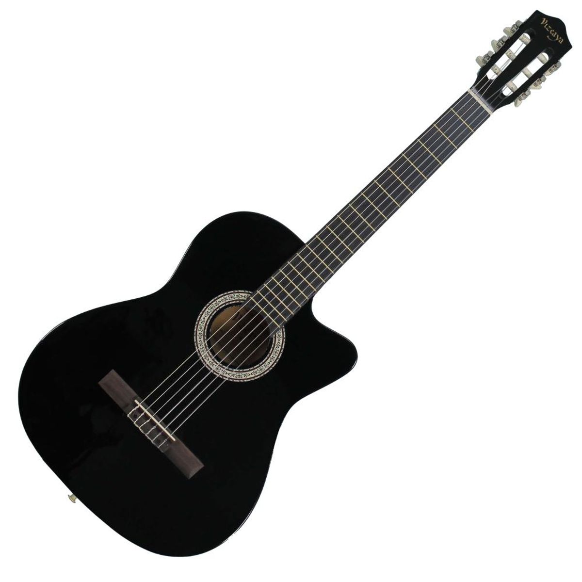 VIZCAYA - Guitarra acústica Vizcaya FC-39 44 con cutaway - Black