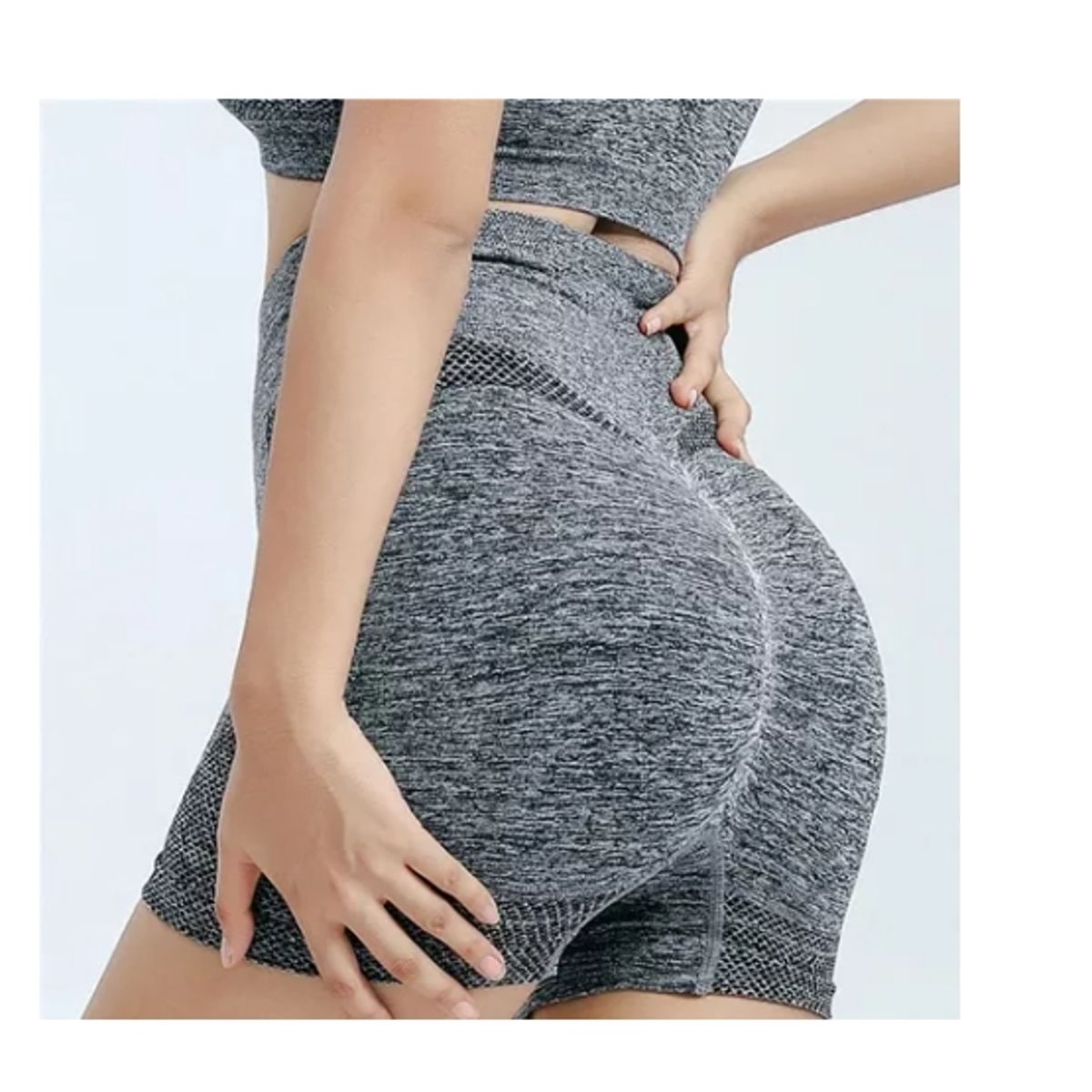 ESHOPANGIE - Conjunto Deportivo Para Gym Yoga Peto Y Short Levanta Gluteo