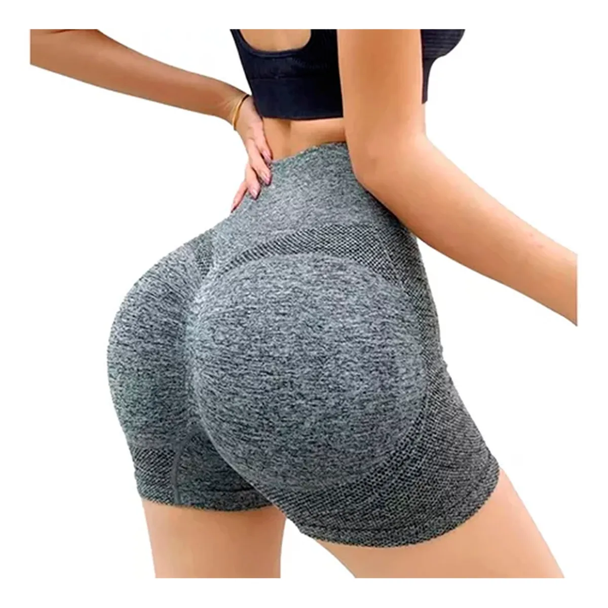 ESHOPANGIE - Calza Short Modeladora Push Up Sin Costura Levanta Cola