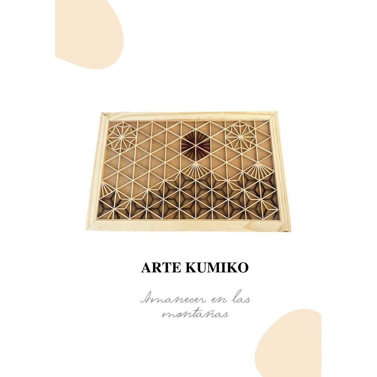 GENERICO - Cuadro Kumiko amanecer