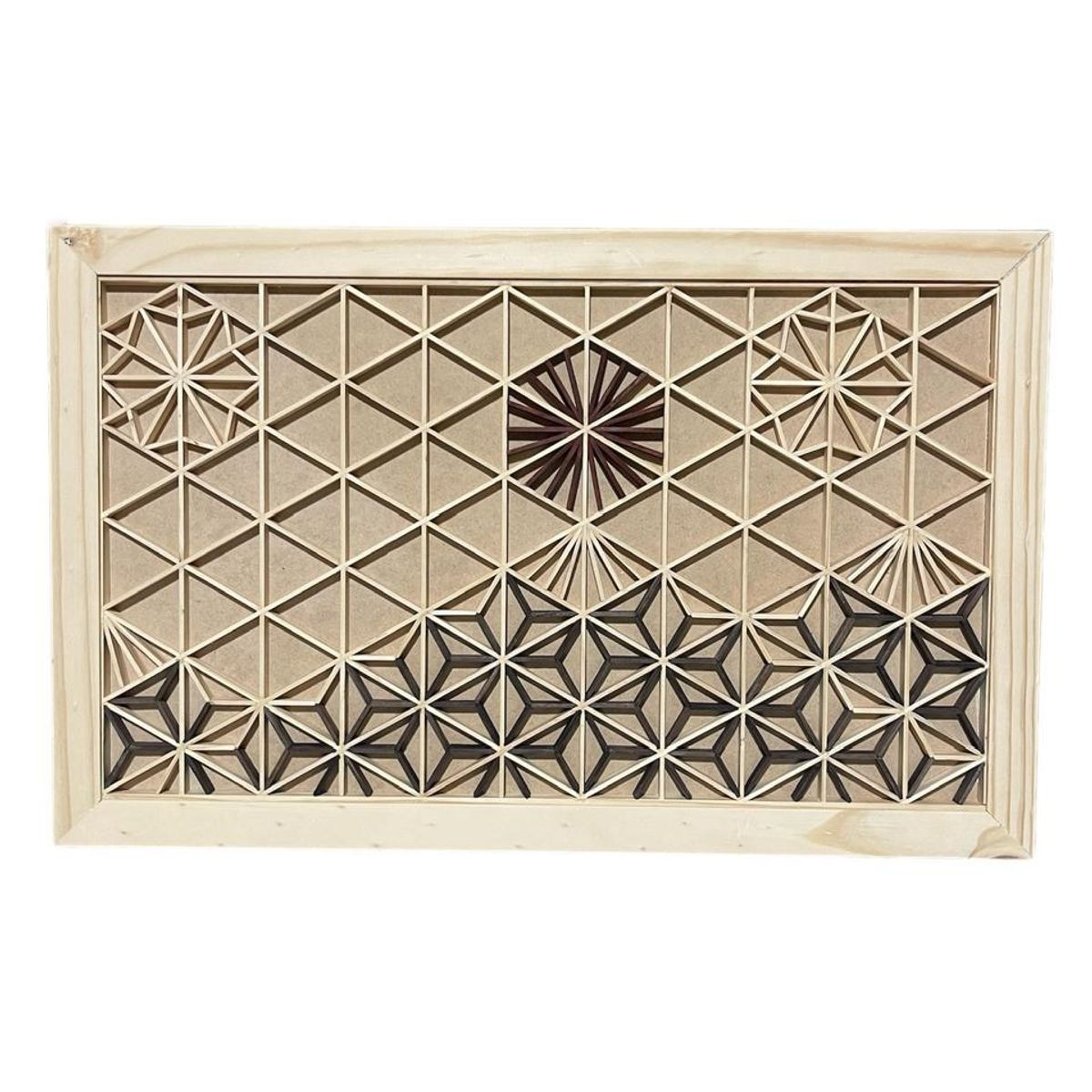 GENERICO - Cuadro Kumiko amanecer