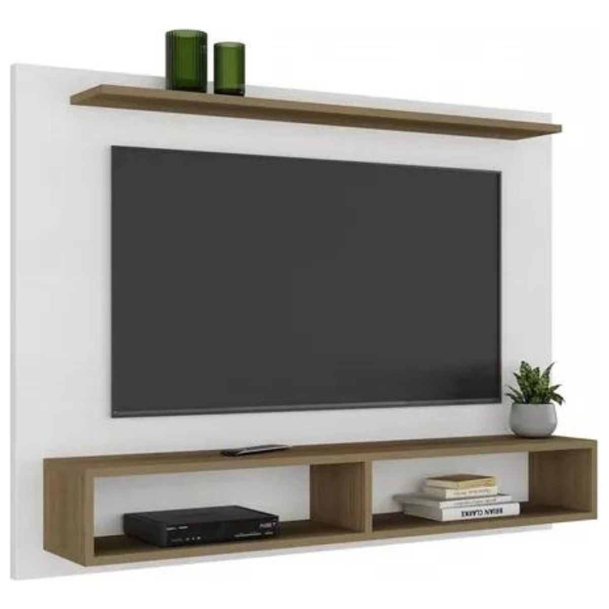 TODODESCUENTO - Mueble Rack De Pared Para Tv 43  Blanco Florencia